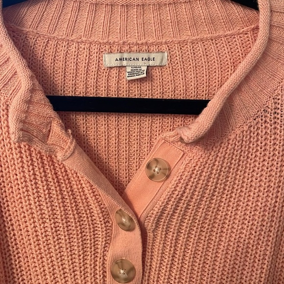 American Eagle Women’s Peach Size L Sweater - Picture 3 of 5